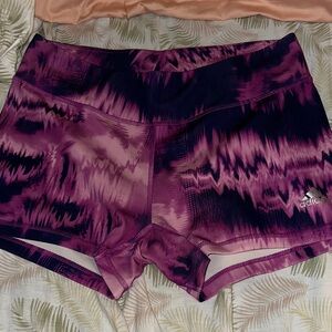 Adidas Women's Vibrant Purple Athletic Shorts